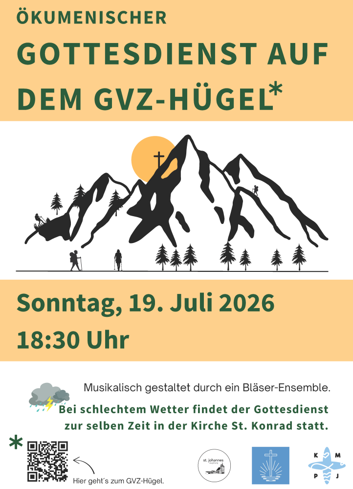 Ökumenischer Gottesdienst auf dem GVZ-Hügel